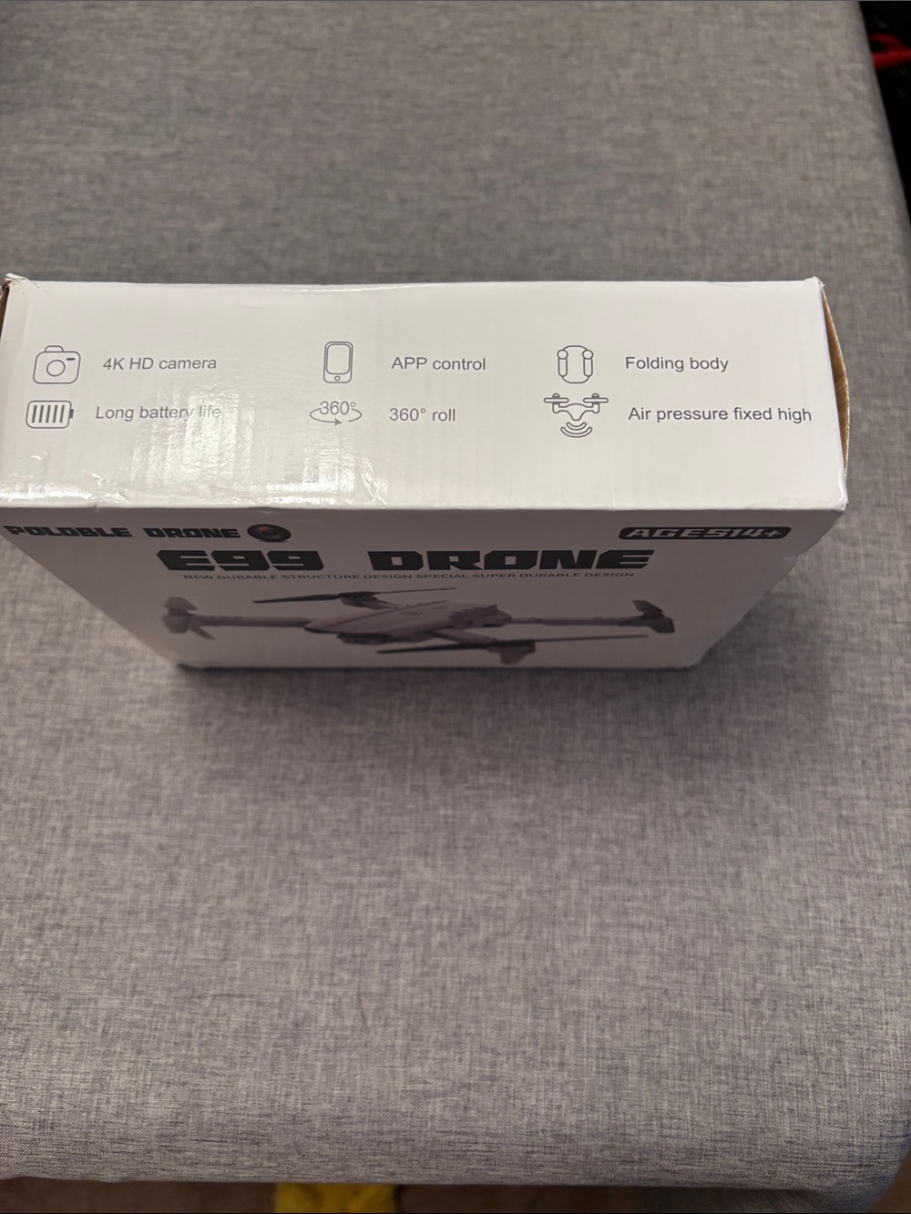 E88 Drone Foldable Quadcopter in Black - Picture 2 of 4